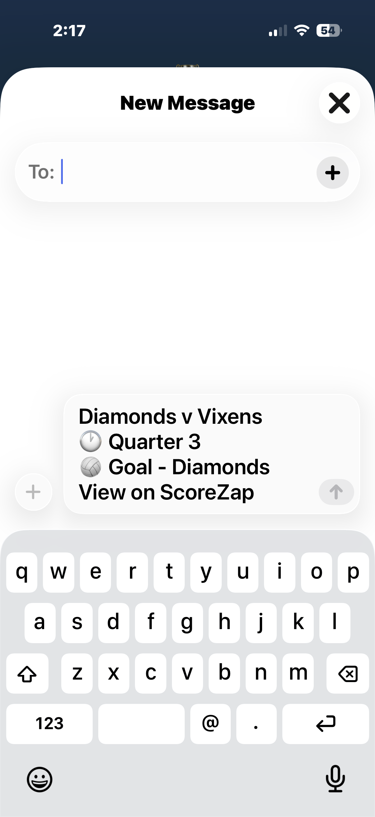 Sharing a score
