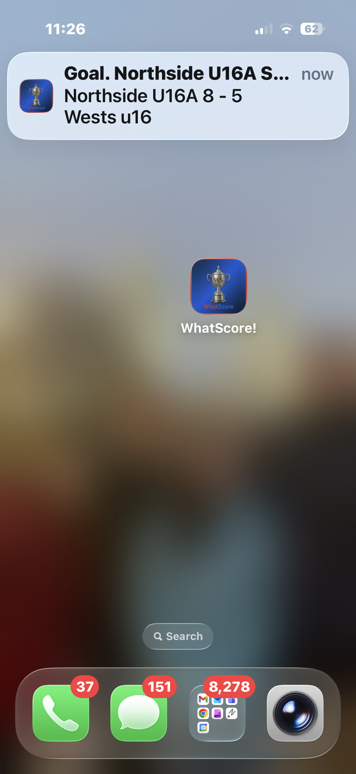 Push notification on lock screen